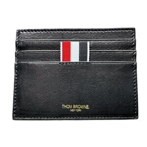 Thom Browne New York Navy Blue Leather Card Case - $340 Retail